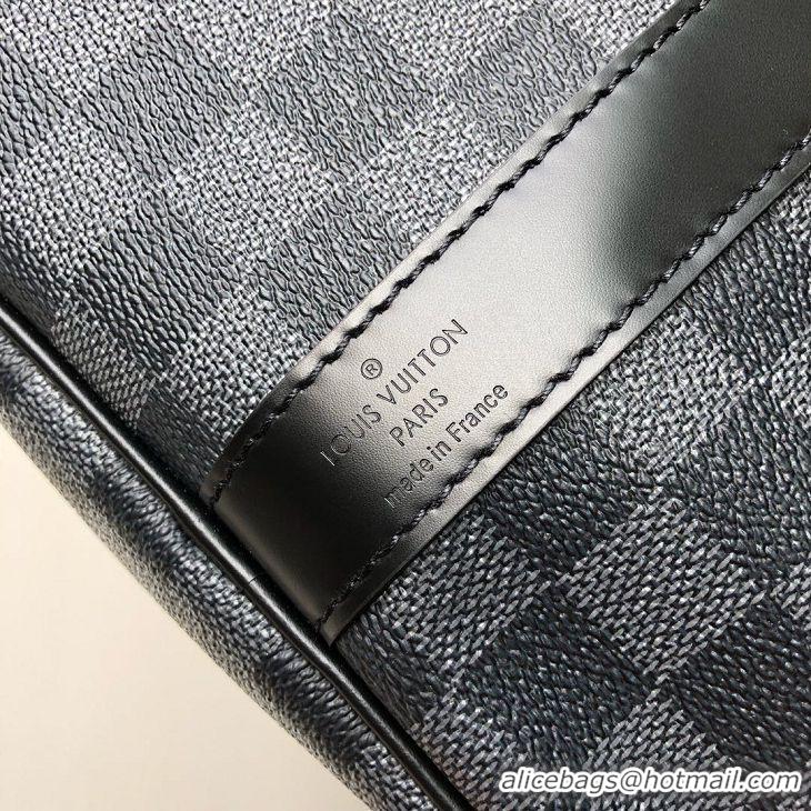 Buy Grade Louis Vuitton Damier Graphite Canvas Keepall Bandouliere 55 N41413