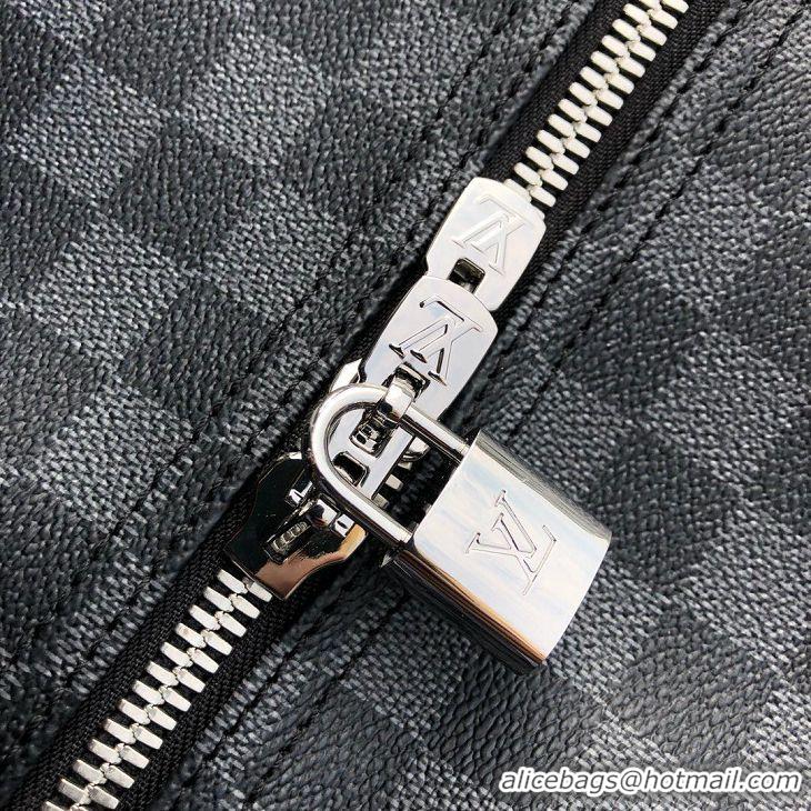 High Quality Louis Vuitton Damier Graphite Canvas Keepall Bandouliere 50 Bag N41416