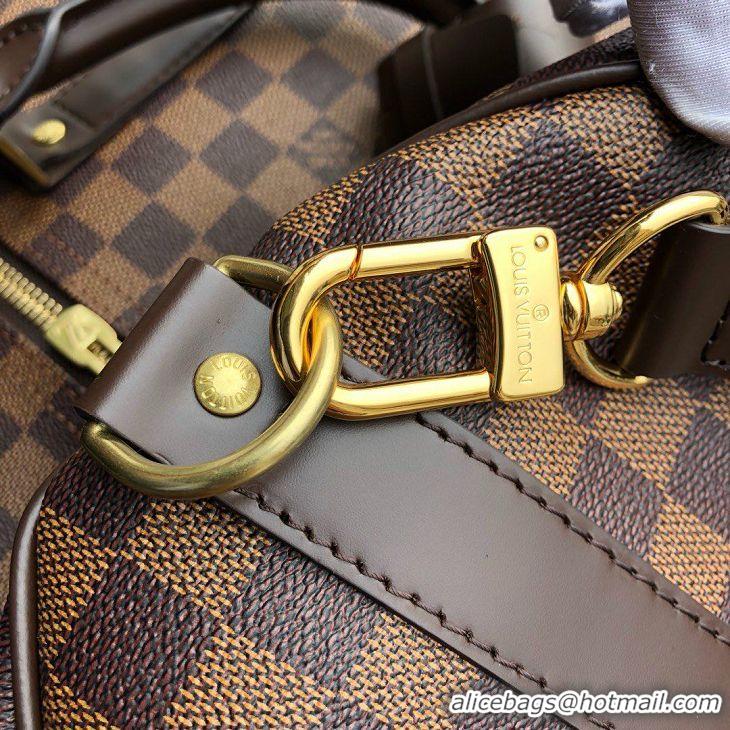 Purchase Louis Vuitton Damier Ebene Canvas Keepall Bandouliere 55 Bag N41414