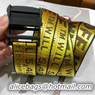 Buy Inexpensive OFF-White Industrial Belt OW6712 Yellow