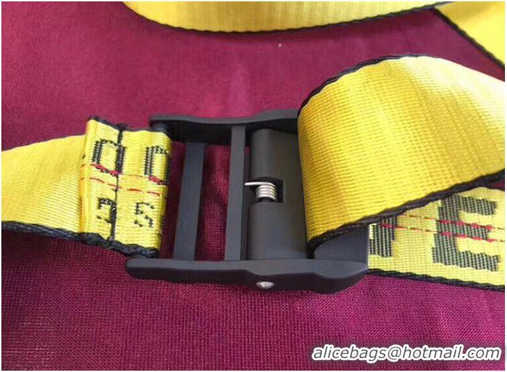 Buy Inexpensive OFF-White Industrial Belt OW6712 Yellow