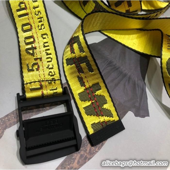 Buy Inexpensive OFF-White Industrial Belt OW6712 Yellow