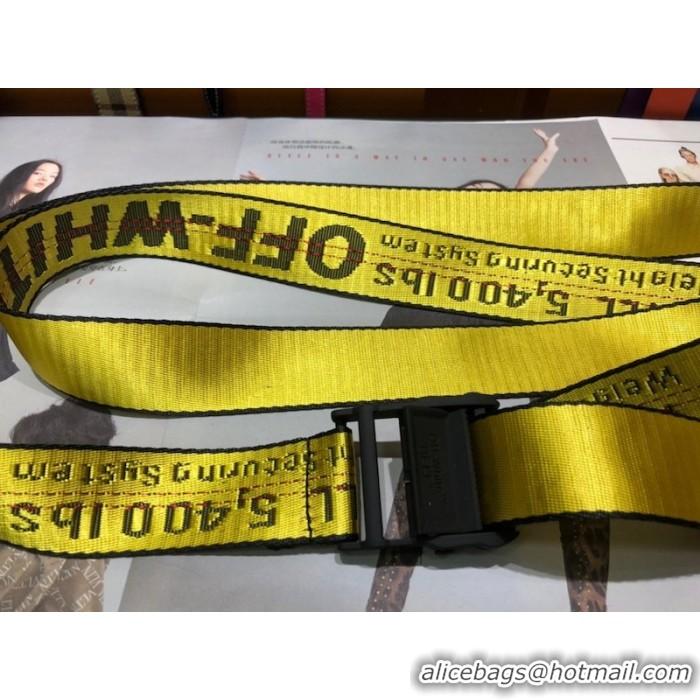 Buy Inexpensive OFF-White Industrial Belt OW6712 Yellow