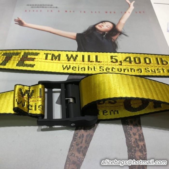 Buy Inexpensive OFF-White Industrial Belt OW6712 Yellow