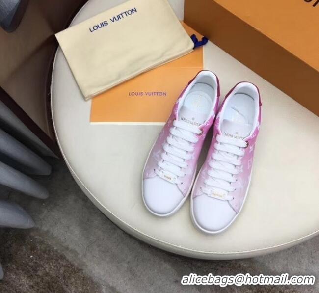 Latest Style Louis Vuitton LV Escale Low-Top Sneaker LV0633 Rosy 2020