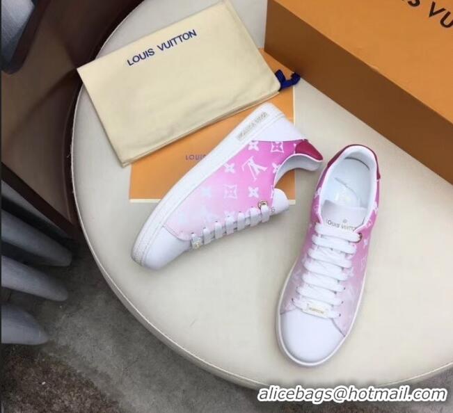 Latest Style Louis Vuitton LV Escale Low-Top Sneaker LV0633 Rosy 2020