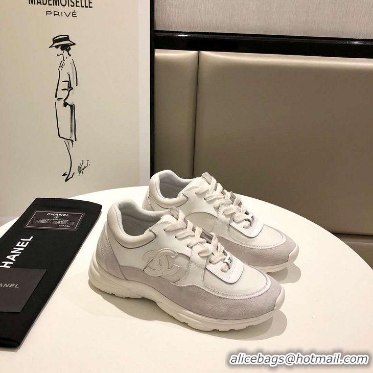 Unique Discount Chanel Top Quality Sneakers G35203 White