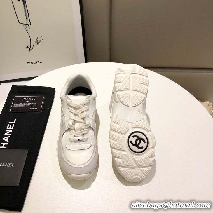 Unique Discount Chanel Top Quality Sneakers G35203 White