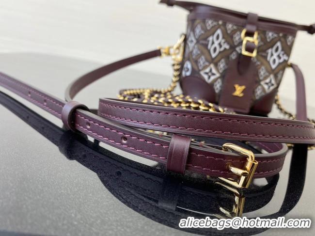 Free Shipping Design Louis Vuitton Original leather M57099 Coffee