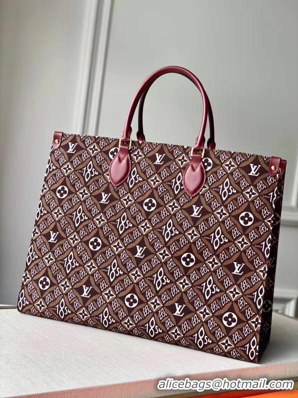 Buy Fashionable Louis vuitton ONTHEGO M57207 Burgundy