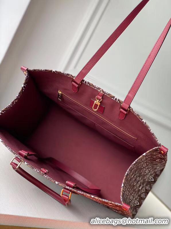 Buy Fashionable Louis vuitton ONTHEGO M57207 Burgundy