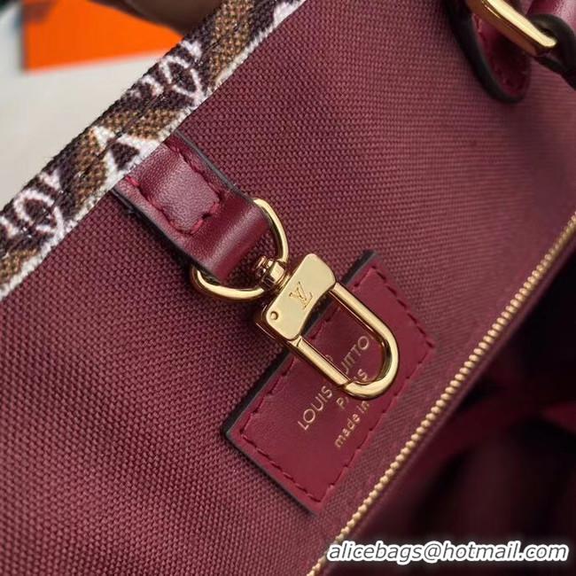 Buy Fashionable Louis vuitton ONTHEGO M57207 Burgundy