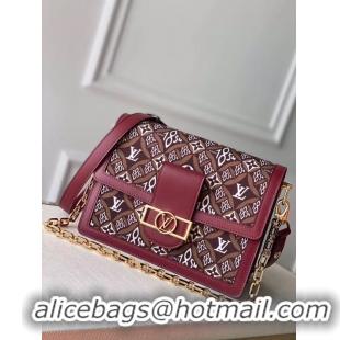 Good Looking Louis Vuitton DAUPHINE M57211 Burgundy