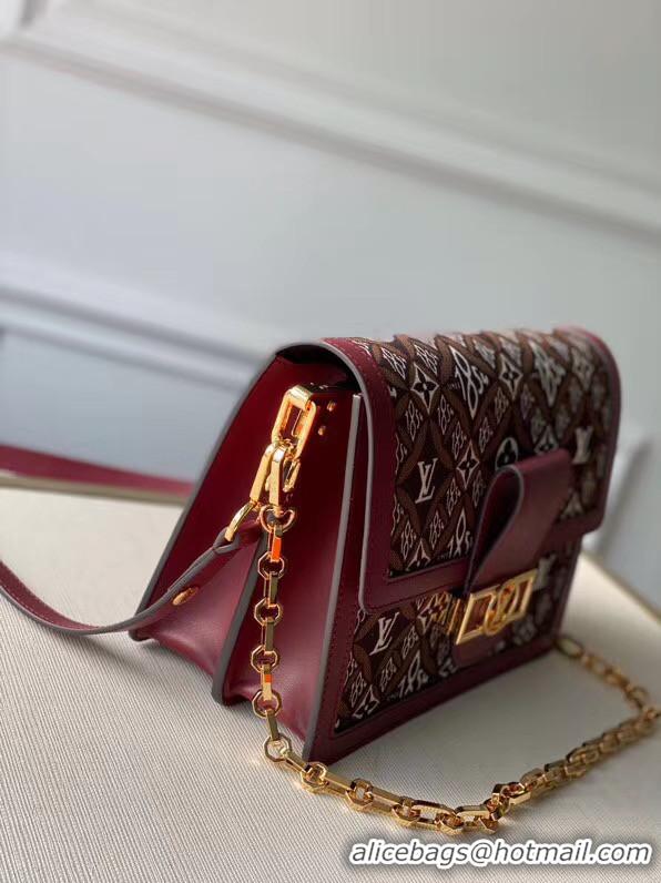 Good Looking Louis Vuitton DAUPHINE M57211 Burgundy