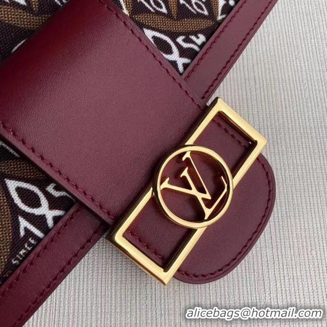 Good Looking Louis Vuitton DAUPHINE M57211 Burgundy