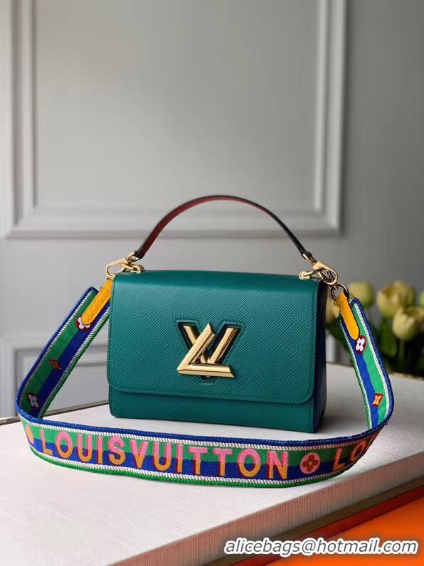 Best Price Louis Vuitton twist medium tote bag M55851 Emerald