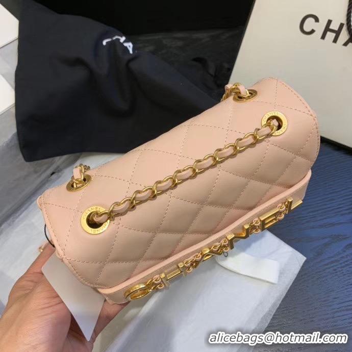 Traditional Discount Chanel small Flap Bag Original Sheepskin Leather AS1490 light pink