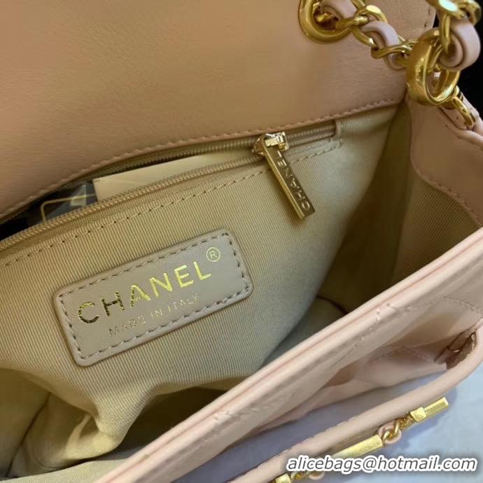 Traditional Discount Chanel small Flap Bag Original Sheepskin Leather AS1490 light pink