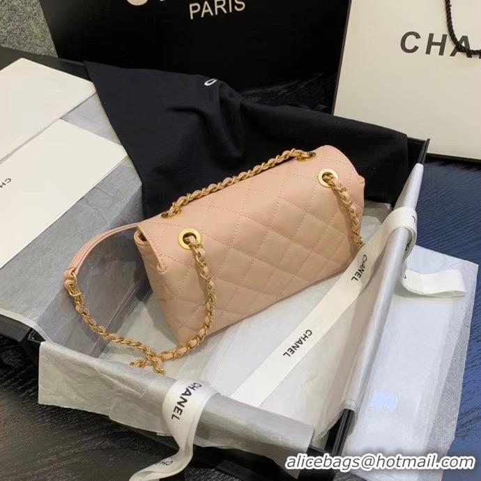 Traditional Discount Chanel small Flap Bag Original Sheepskin Leather AS1490 light pink