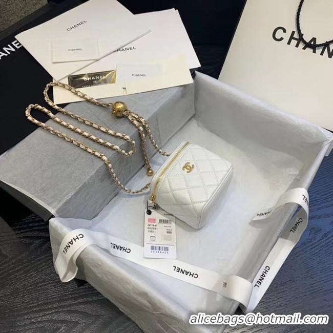 Well Crafted Chanel Original Small classic chain box handbag AP1447 white