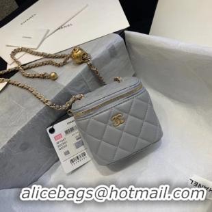 Popular Style Chanel Original Small classic chain box handbag AP1447 light grey