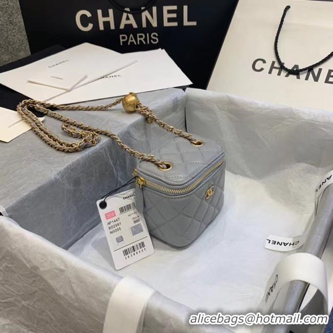 Popular Style Chanel Original Small classic chain box handbag AP1447 light grey