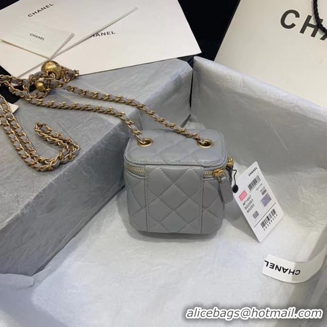 Popular Style Chanel Original Small classic chain box handbag AP1447 light grey