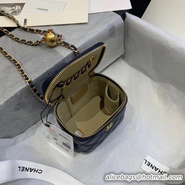 Good Taste Chanel Original Small classic chain box handbag AP1447 dark blue