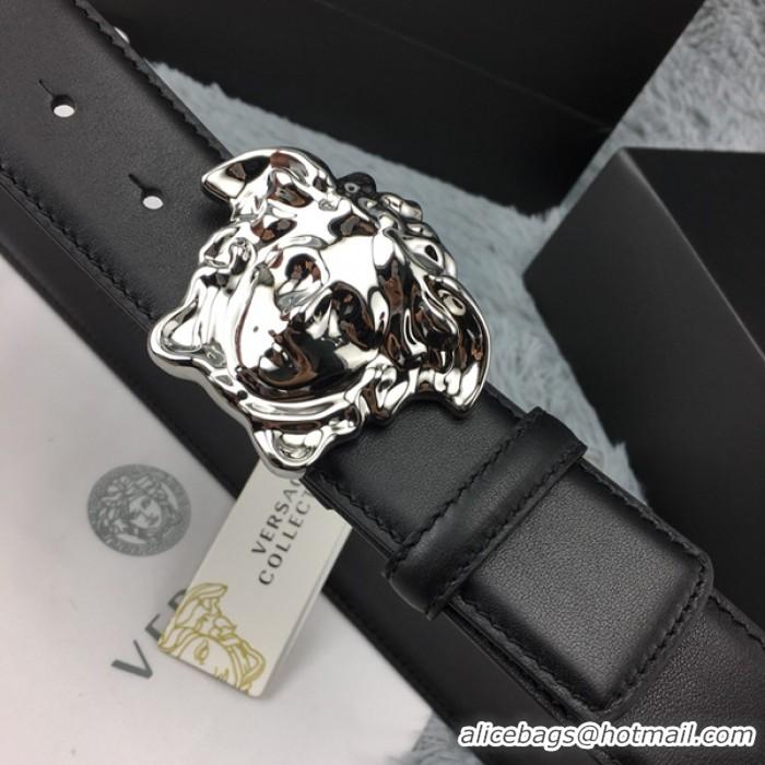 Promotional Versace Palazzo Belt With Medusa V1206 Black/Silver