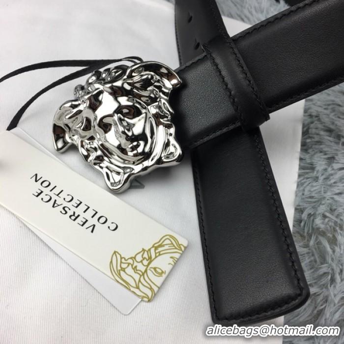 Promotional Versace Palazzo Belt With Medusa V1206 Black/Silver