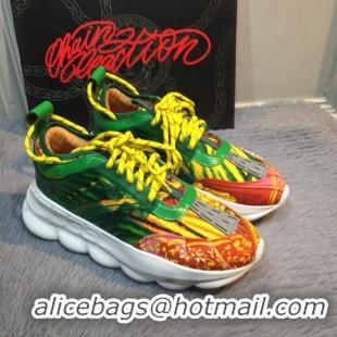 Super Quality Versace Chain Reaction Sneakers V5804 Green