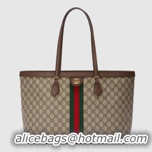 Original Quality Gucci Ophidia Series Medium GG Tote Bag 631685 Brown