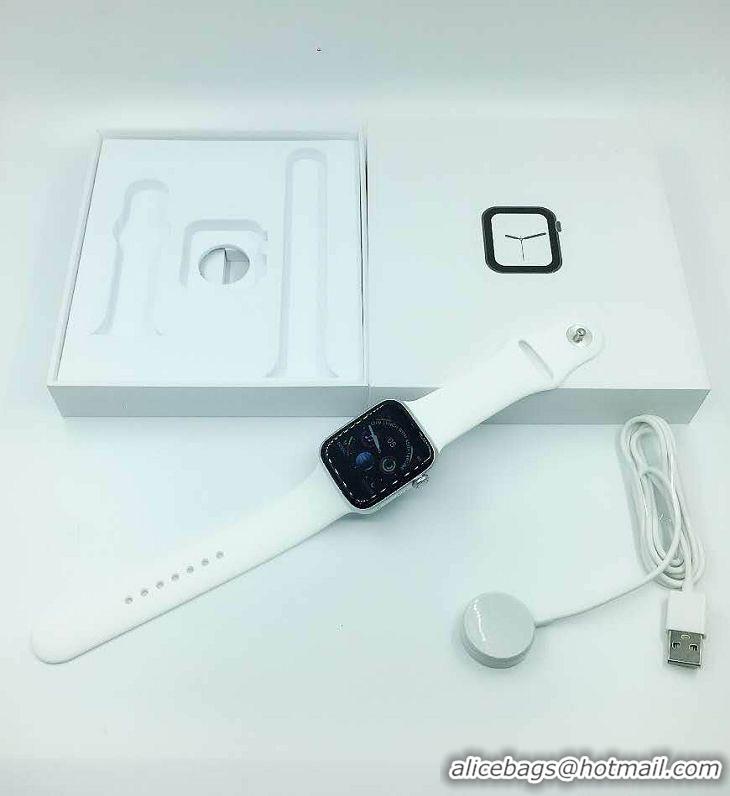 Grade Quality Apple Watch Silver Aluminum Case With White Spot Band AW8795