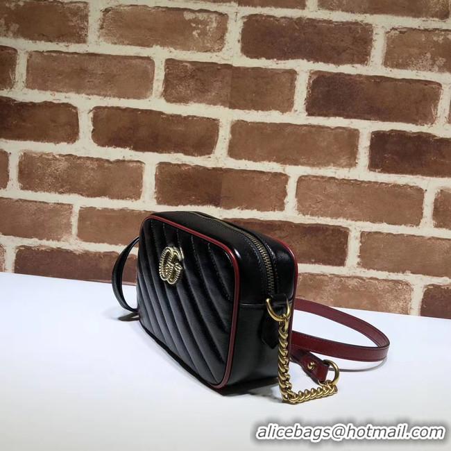 New Style Gucci GG Marmont Matelasse mini Bag 448065 black