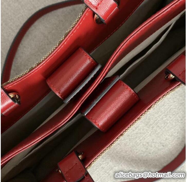 Traditional Discount Gucci 1955 Horsebit tote bag 621144 red