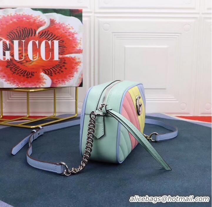 Good Quality Gucci GG Marmont Matelasse Shoulder Bag 447632 Multicolored