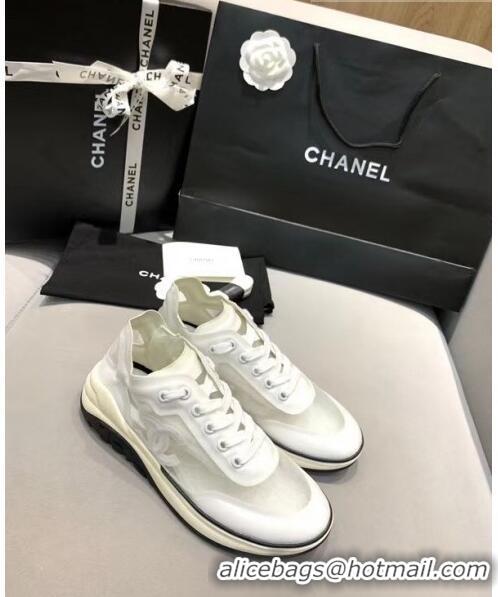 Pretty Style Chanel Classic Mesh Sneaker CC2044 White 2020