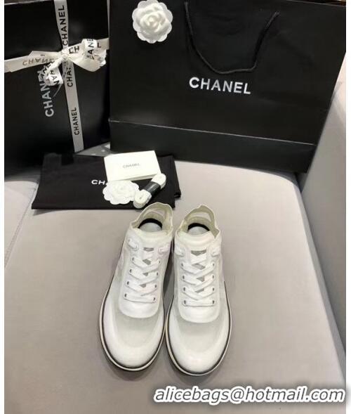 Pretty Style Chanel Classic Mesh Sneaker CC2044 White 2020