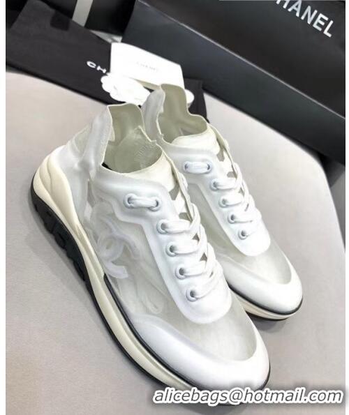 Pretty Style Chanel Classic Mesh Sneaker CC2044 White 2020