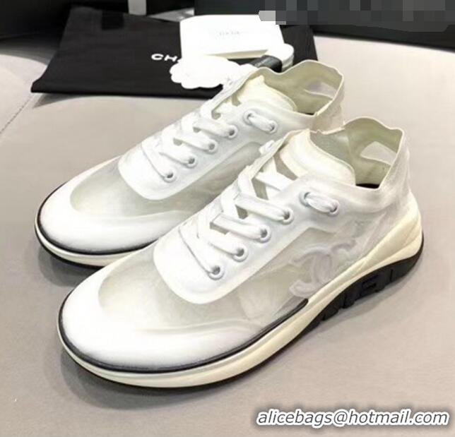 Pretty Style Chanel Classic Mesh Sneaker CC2044 White 2020