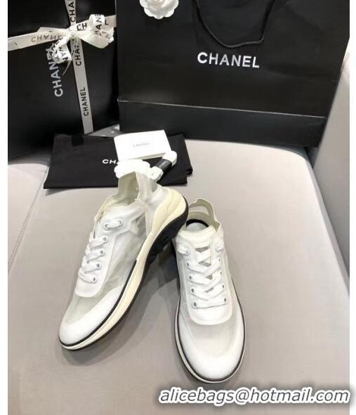 Pretty Style Chanel Classic Mesh Sneaker CC2044 White 2020