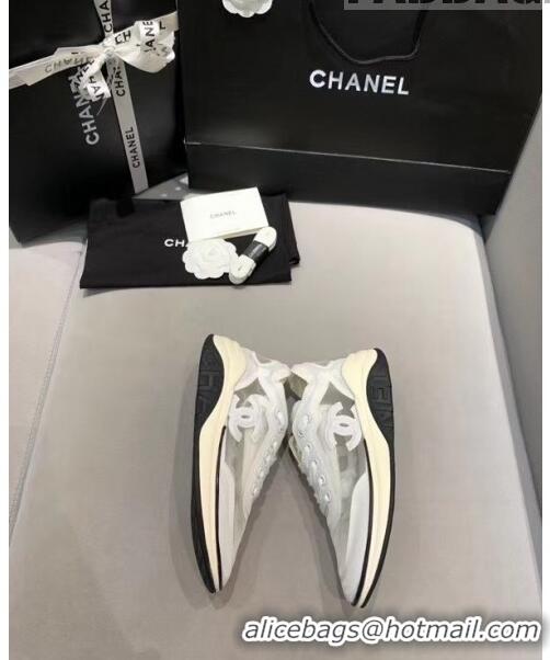 Pretty Style Chanel Classic Mesh Sneaker CC2044 White 2020