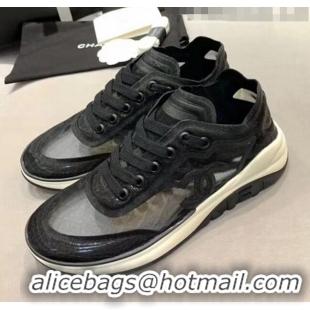 Trendy Design Chanel Classic Mesh Sneaker CC2044 Black 2020