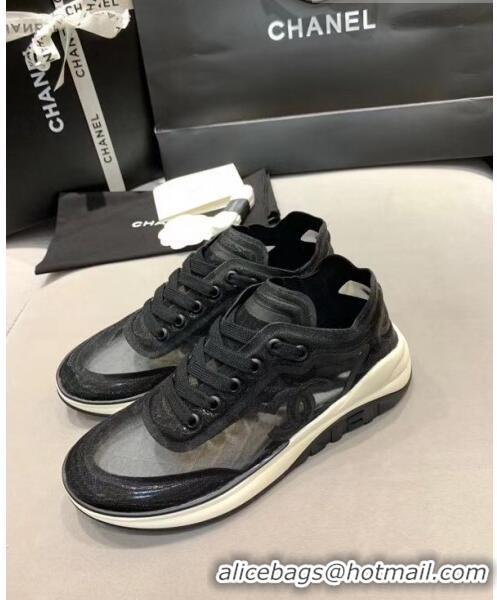 Trendy Design Chanel Classic Mesh Sneaker CC2044 Black 2020