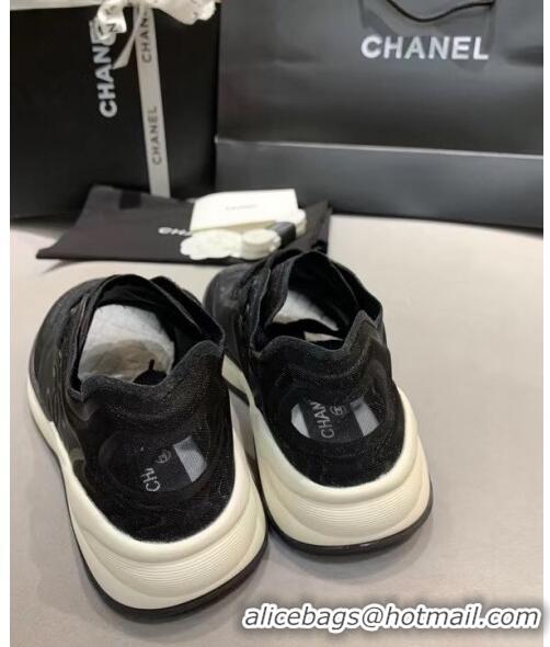 Trendy Design Chanel Classic Mesh Sneaker CC2044 Black 2020