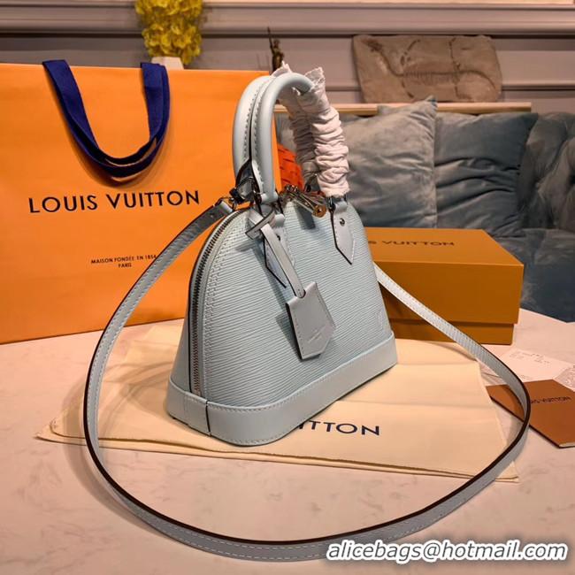 Luxury Classic LOUIS VUITTON M40302 EPI LEATHER ALMA SMALL LIGHT BLUE