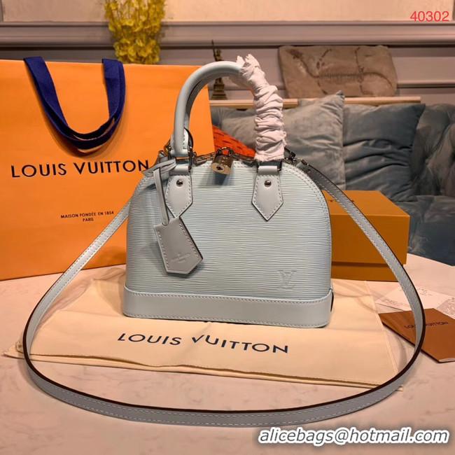 Luxury Classic LOUIS VUITTON M40302 EPI LEATHER ALMA SMALL LIGHT BLUE