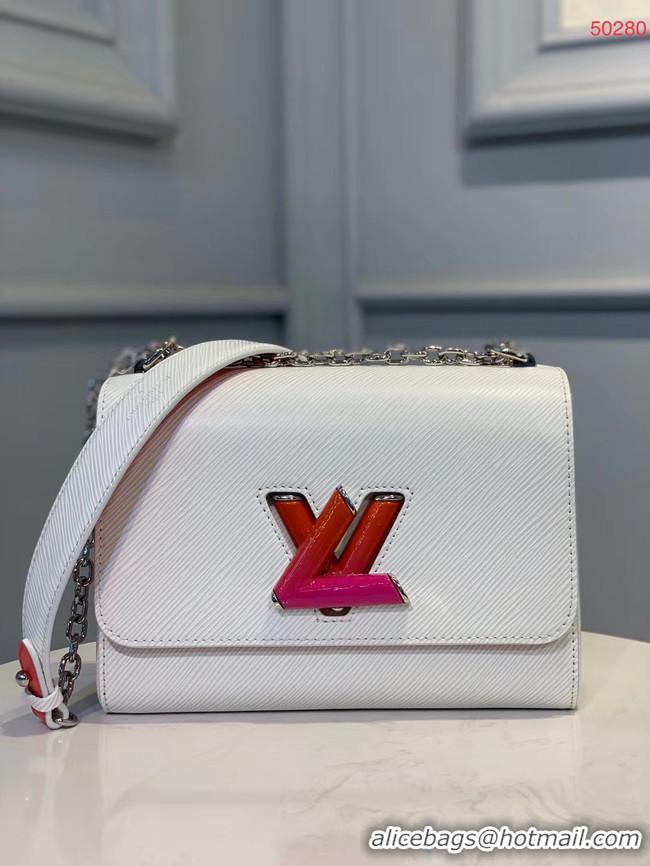 Buy Discount Louis Vuitton Epi Leather TWIST MM M50280 white