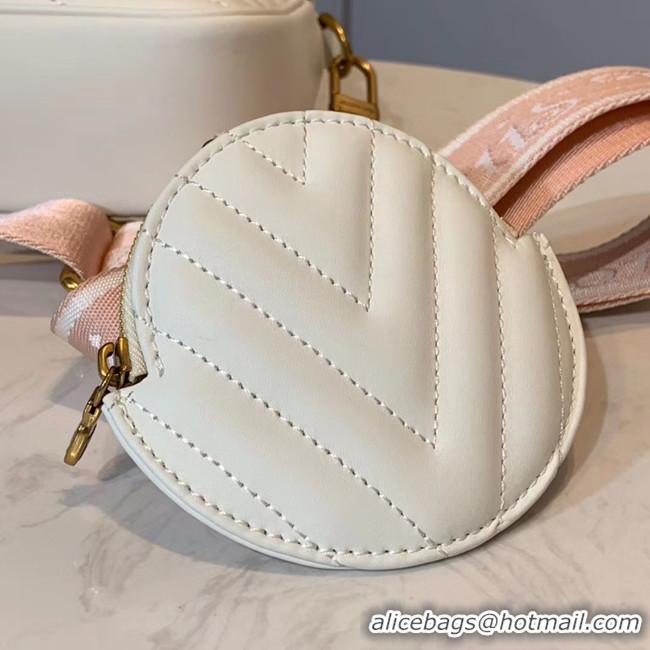 Buy Cheap LOUIS VUITTON NEW WAVE Shoulder Bag M56466 white