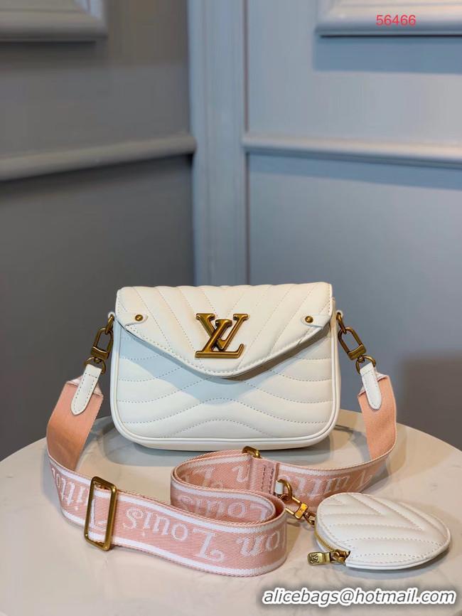 Buy Cheap LOUIS VUITTON NEW WAVE Shoulder Bag M56466 white